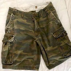 Camo Cargo Shorts